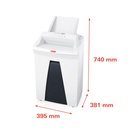 Distruggidocumenti HSM SECURIO AF150 frammenti 4,5x30mm - luce 240mm - 8/10fg - P4 - 35 lt