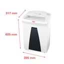 Distruggidocumenti HSM SECURIO B24 frammenti 4,5x30mm - luce 240mm - 14/16fg - P4 - 34 lt