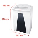Distruggidocumenti HSM Securio B34 frammenti 4,5x30mm - luce 310mm - 20/22fg - P4 - 100 lt