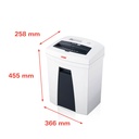 Distruggidocumenti HSM SECURIO C16 frammenti 4x25mm - luce 225mm - 6/7fg - P4 - 25 lt