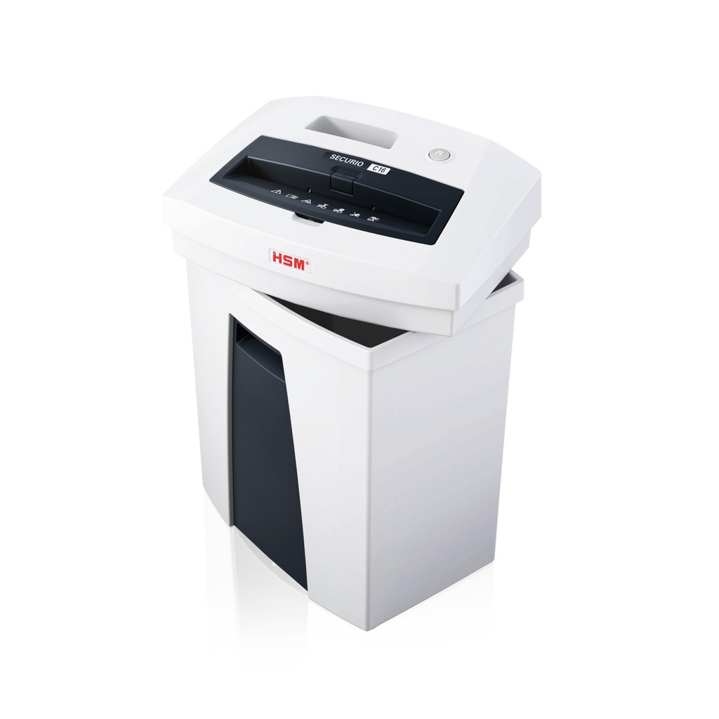 Distruggidocumenti HSM SECURIO C16 frammenti 4x25mm - luce 225mm - 6/7fg - P4 - 25 lt