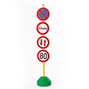 SET B 12 SEGNALI STRADALI + SEMAFORO ELETTRONICO