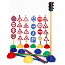 SET B 12 SEGNALI STRADALI + SEMAFORO ELETTRONICO