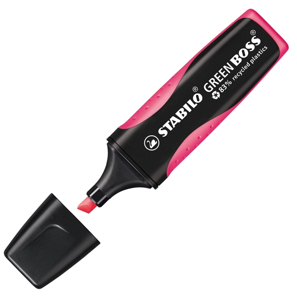 Evidenziatore STABILO(R) GREEN BOSS(R) 83recycled ROSA