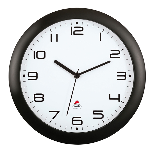 OROLOGIO DA PARETE HORNEW diam.30cm NERO Alba