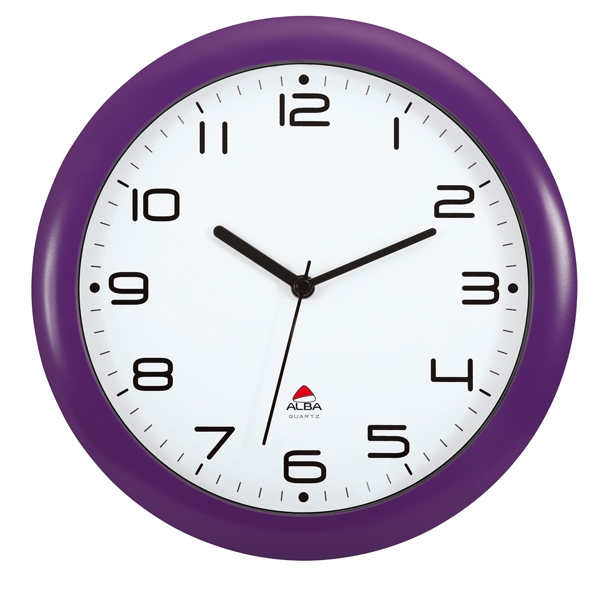 OROLOGIO DA PARETE HORNEW diam.30cm VIOLA Alba