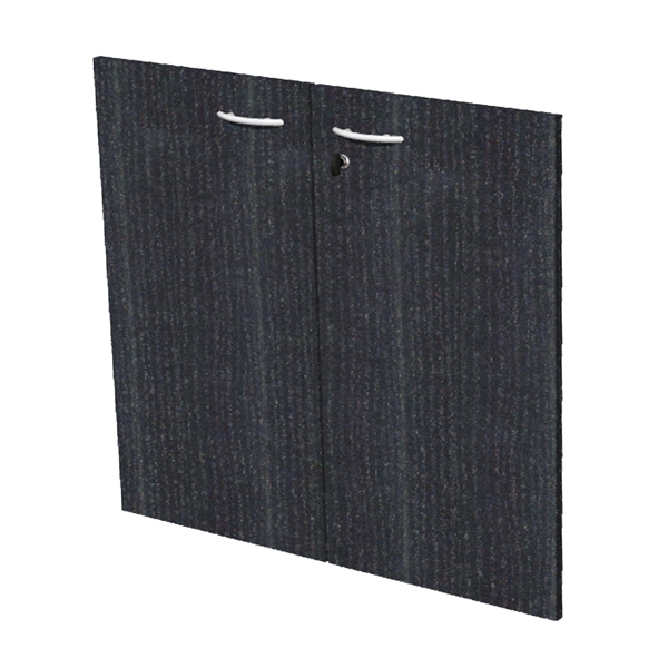 COPPIA ANTE in MELAMIN. x Mob.BASSO NERO VENATO - EASY