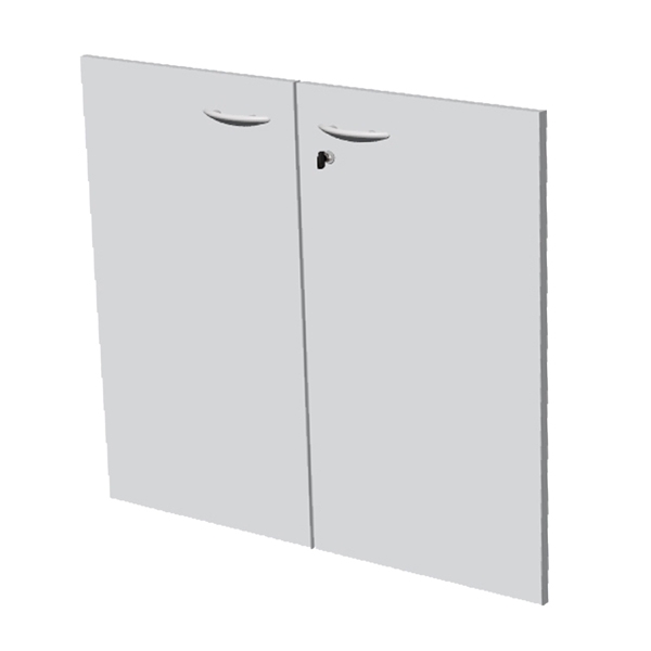 COPPIA ANTE in MELAMIN. x Mob.BASSO GRIGIO - EASY