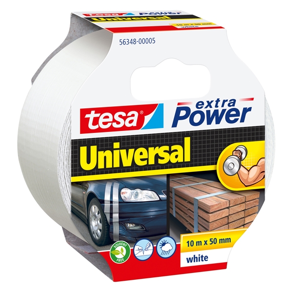 NASTRO ADESIVO 10mtx50mm BIANCO tesa(R) Extra Power Universal
