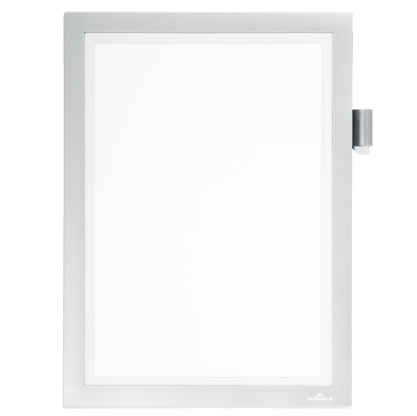 Cornice adesiva Duraframe(R) Note A4 21X29,7cm argento DURABLE