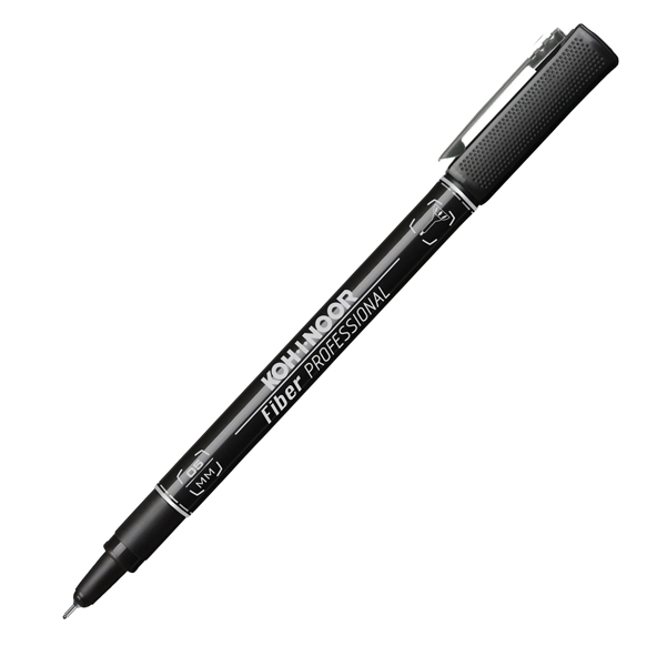 Pennarelli scuola PROFESSIONAL FIBER NERO 0,5MM