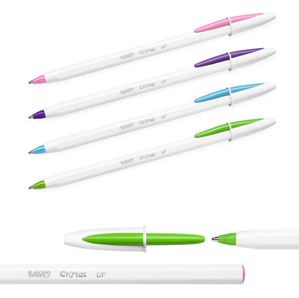 Scatola 20 penna sfera Cristal(R) Up medio 1,2mm fun BIC(R)
