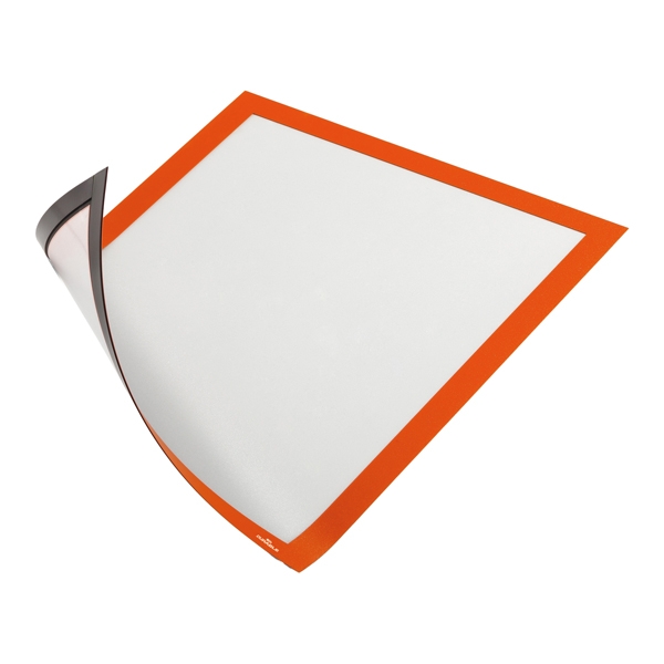 Cornice Duraframe(R) Magnetic A4 21x29,7cm arancio Durable
