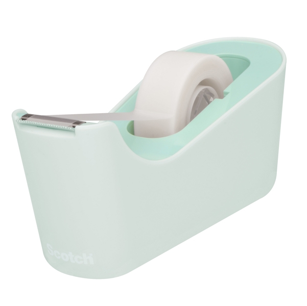 Dispenser da Tavolo C18 Menta+1 rotolo di nastro adesivo Scotch(R) Magic™19x33