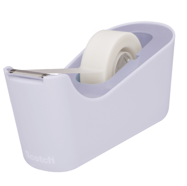 Dispenser da Tavolo C18 Lavanda+1 rotolo di nastro adesivo Scotch(R) Magic™ 19x33