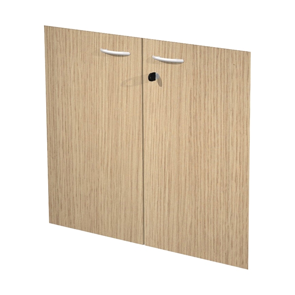Coppia ante in melamin. x Mob.BASSO Rovere - EASY