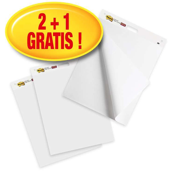 PROMO PACK 2 +1in omaggio lavagna 559P Post-it(R) Meeting chart