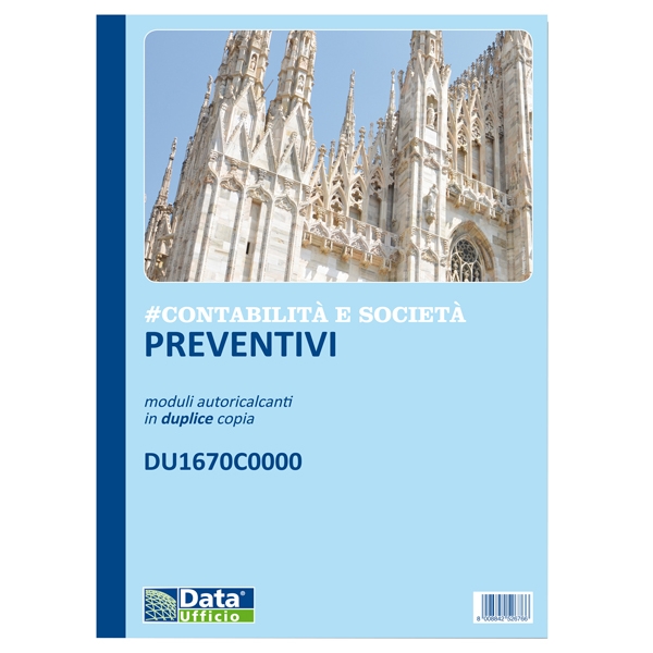 Blocco Preventivi/Ordini banchetti 50/50 copie autoric. DU1670C0000