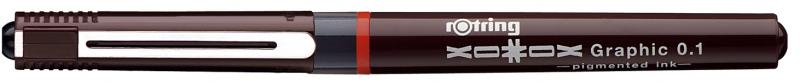 Pennarello CALIBRATO GRAPHIC PUNTA 0.4 NERO PIGMENT Art.308