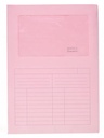 CARTELLINA con FINESTRA SINTEX Gr.115 - ROSA