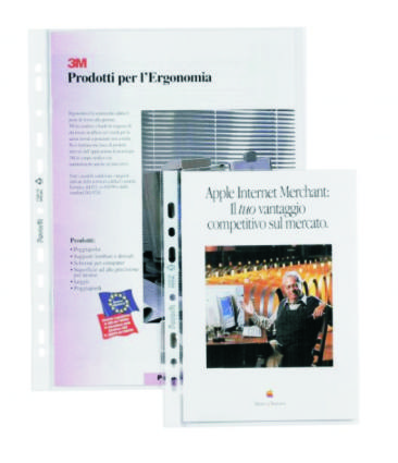 Buste a FORATURA UNIVERSALE 18x24cm 9/100 Pz.25 Buccia d'Arancia Antiriflesso