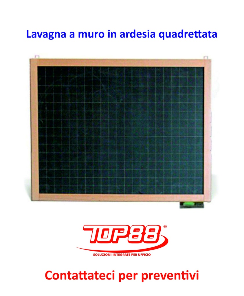 LAVAGNA A MURO IN ARDESIA QUADRETTATA - DIM.120X90