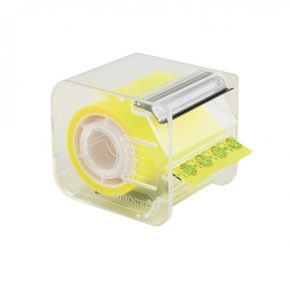 NASTRO EVIDENZIATORE ADESIVO CON DISPENSER GIALLO