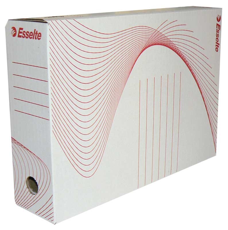 Scatola ARCHIVIO BOXY 80 in Cartone Microonda Bianco