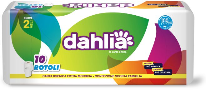 db CARTA IGIENICA SOFT ECO 10 Rotoli Pura Cellulosa 2 Veli