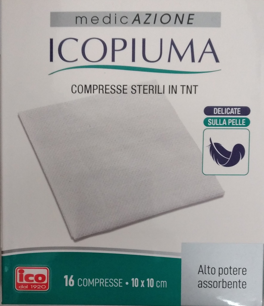 GARZE COMPRESSE STERILI IN TNT 10x10 cm. Pz.16