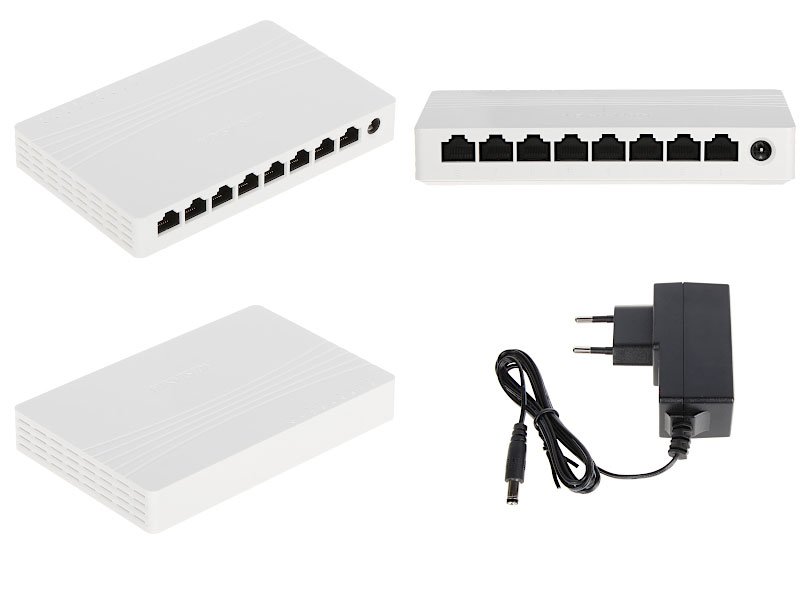 SWITCH HIKVISION 10/100/1000 8 PORTE DESKTOP