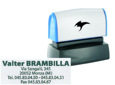 TIMBRO PERSONALIZZATO COLOP  EOS 30 NERO 51X18   MM.