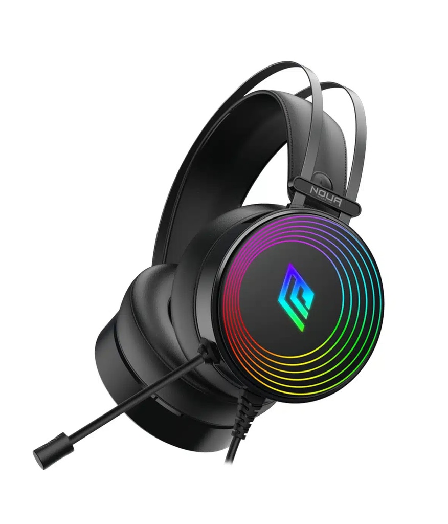 GAMING CUFFIE NOUA CRUXUSB JACK 3,5mm + MICROFONO RAINBOW AUTO