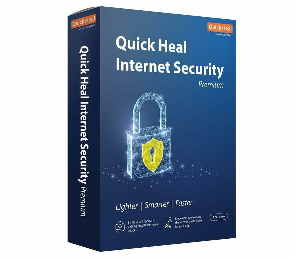 Antivirus QUICK HEAL INTERNET SECURITY 1k 12MESI