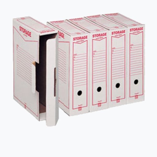 Scatola archivio STORAGE KING MEC A4 37x26 dorso 9 cm.