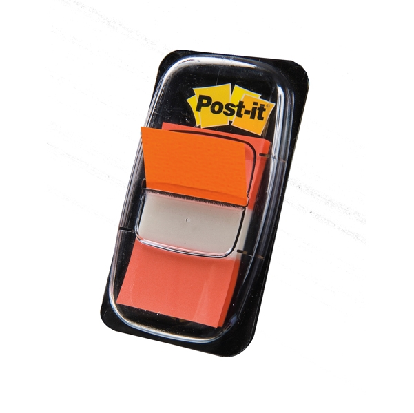 SEGNAPAGINA Post-it(R) 680-4 ARANCIO 25.4X43.6MM 50FG INDEX