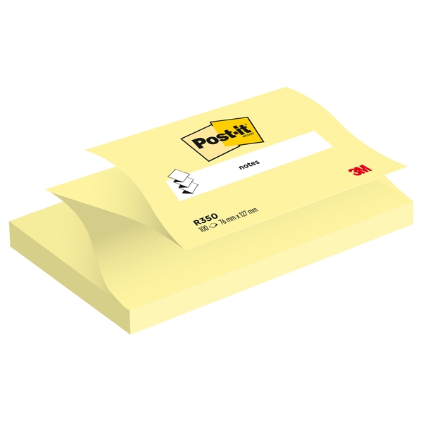 BLOCCO 100fg Post-it(R) Super Sticky Z-Notes R350 Giallo Canary™ 76x127mm