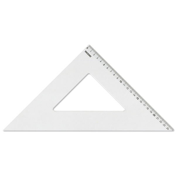 SQUADRA PROFIL ALLUMINIO 45' 35CM ARDA