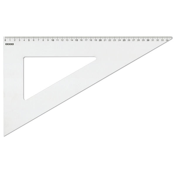 SQUADRA PROFIL ALLUMINIO 60' 35CM ARDA
