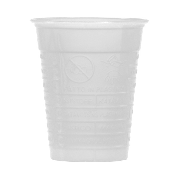 100 BICCHIERI 200CC BIANCO MONOUSO DOPLA