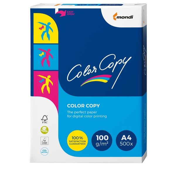 CARTA BIANCA COLOR COPY A4 210x297mm 100gr 500fg MONDI