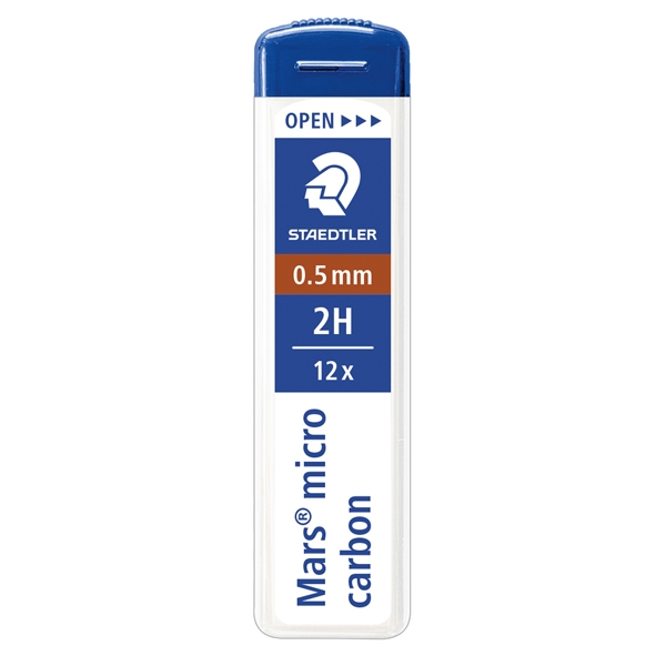 12 astucci da 12 mine 0.5mm MARS(R)MICRO 250 05-2H STAEDTLER