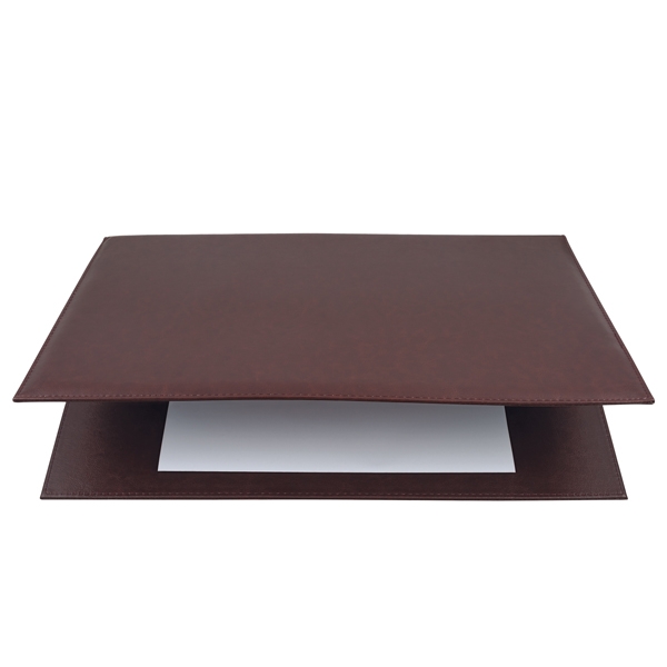 SOTTOMANI DOPPIO IN SIMILPELLE 48X32CM ART.2190 MARRONE SCURO