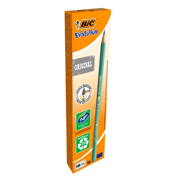 Matite ECOlutions Evolution pz.12 Graphite 650 HB BIC