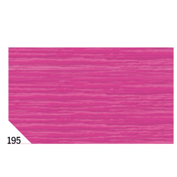 CONF. 10RT CARTA CRESPA FUCSIA 195 (50X250CM)