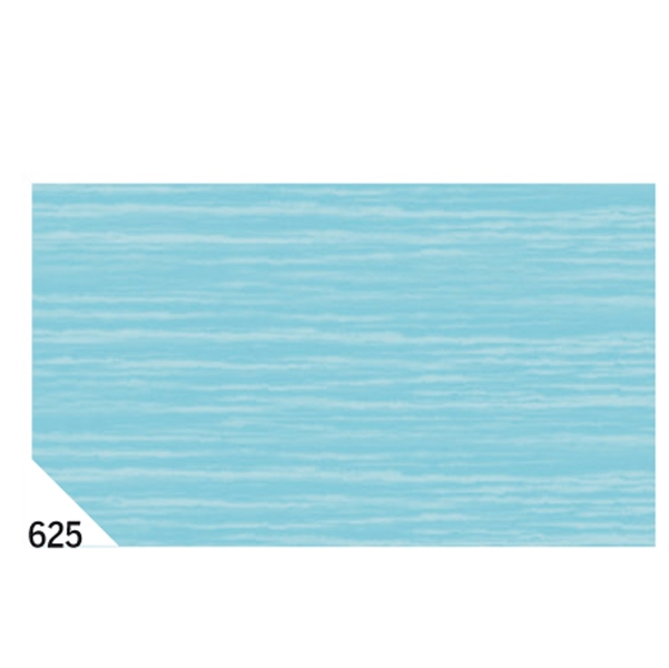 CONF. 10RT CARTA CRESPA AZZURRO 625 (50X250CM)