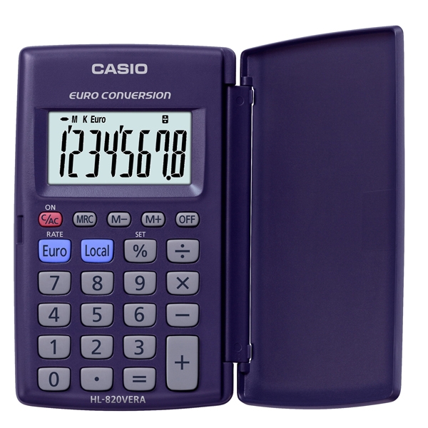 CALCOLATRICE HL-820VER 8 CIFRE TASCABILE CASIO