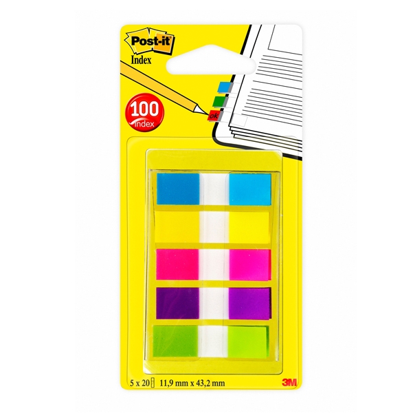 MINISET 100 Post-it(R) INDEX 683-5CBEU FORMATO MINI