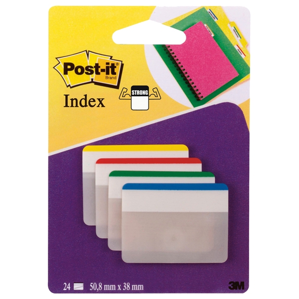 BLISTER 24 Post-it(R) INDEX STRONG 686F-1 50,8X38MM X ARCHIVIO