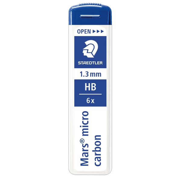 Astuccio 6 mine 1.3mm MARS(R)MICRO 250 13-HB STAEDTLER